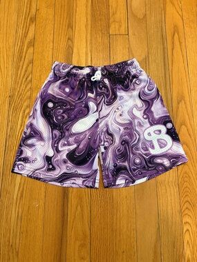 Bucketsquad Kids Purple Marble shorts. Only worn a few times! Great condition!